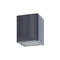 ^GU10  SQUARE CEILING LUMINAIRE 230V AC DARK GREY IP65 GU10 MAX.35W